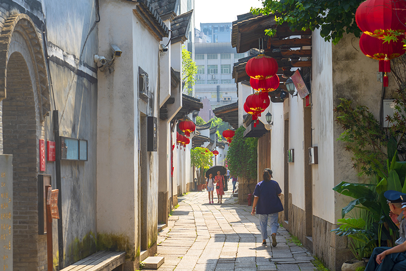 2019年6月28日，福州，三坊七巷風(fēng)光。